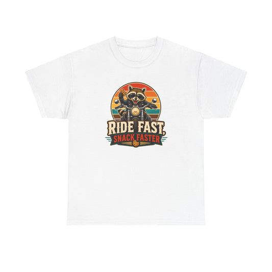 Ride Fast Snack Faster Raccoon