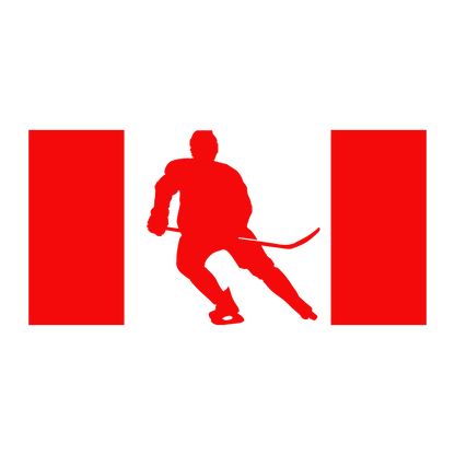 Canadian Hockey Flag