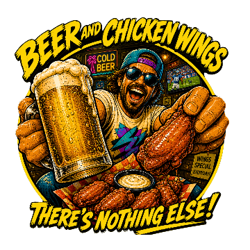 Beer and Chicken Wings - There's Nothing Else!