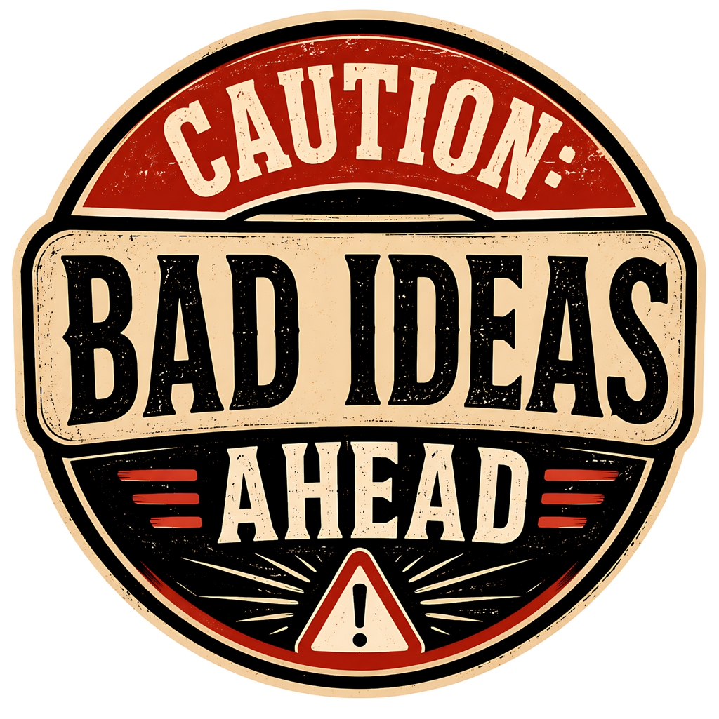 Caution: Bad Ideas Ahead