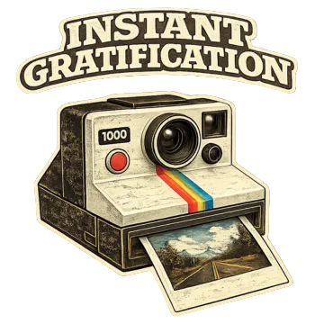 Instant Gratification Vintage Camera