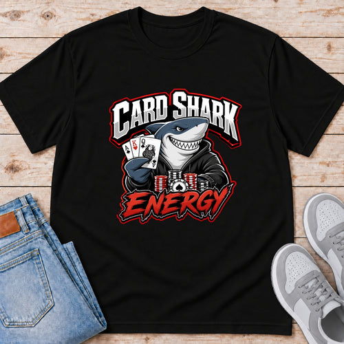 Card Shark Energy Poker Shark - Black